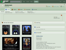 Tablet Screenshot of drakonnen.deviantart.com