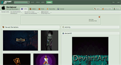 Desktop Screenshot of devialover.deviantart.com