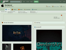 Tablet Screenshot of devialover.deviantart.com