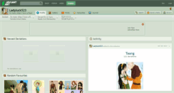 Desktop Screenshot of ladyluck523.deviantart.com