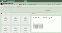 Desktop Screenshot of decepticon-3000-rl.deviantart.com