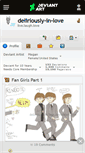 Mobile Screenshot of deliriously-in-love.deviantart.com