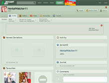 Tablet Screenshot of hentaiwatcher11.deviantart.com