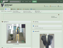 Tablet Screenshot of dahreinged.deviantart.com