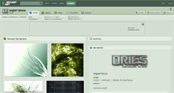 Desktop Screenshot of exper1ence.deviantart.com