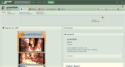 Desktop Screenshot of pocketflask.deviantart.com