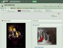 Tablet Screenshot of dark-heart-key.deviantart.com