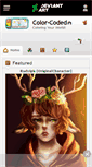 Mobile Screenshot of color-coded.deviantart.com