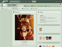 Tablet Screenshot of color-coded.deviantart.com