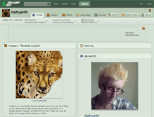 Tablet Screenshot of malhyanth.deviantart.com