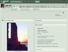 Tablet Screenshot of lady-iron.deviantart.com