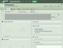 Tablet Screenshot of ffffuuuuplz.deviantart.com