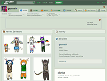 Tablet Screenshot of gasmask.deviantart.com