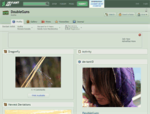 Tablet Screenshot of doubleguns.deviantart.com