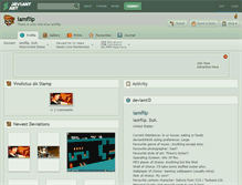 Tablet Screenshot of iamflip.deviantart.com