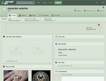 Tablet Screenshot of elexorien-valorien.deviantart.com