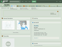 Tablet Screenshot of burdela.deviantart.com