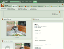 Tablet Screenshot of kome.deviantart.com