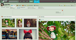 Desktop Screenshot of anna-line.deviantart.com