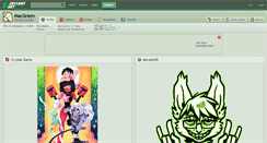 Desktop Screenshot of macgreen.deviantart.com
