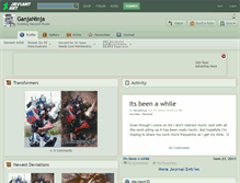 Tablet Screenshot of ganjaninja.deviantart.com