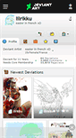 Mobile Screenshot of lilrikku.deviantart.com