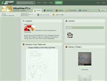 Tablet Screenshot of hitsuhime-fc.deviantart.com