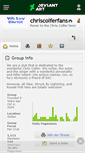 Mobile Screenshot of chriscolferfans.deviantart.com
