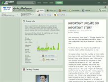 Tablet Screenshot of chriscolferfans.deviantart.com
