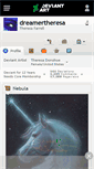 Mobile Screenshot of dreamertheresa.deviantart.com