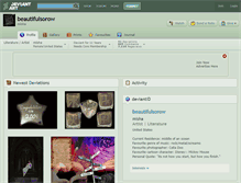 Tablet Screenshot of beautifulsorow.deviantart.com