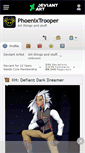 Mobile Screenshot of phoenixtrooper.deviantart.com
