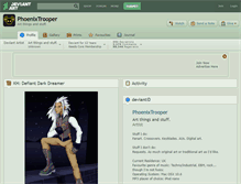 Tablet Screenshot of phoenixtrooper.deviantart.com