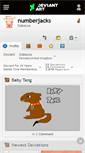 Mobile Screenshot of numberjacks.deviantart.com