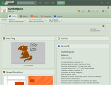 Tablet Screenshot of numberjacks.deviantart.com