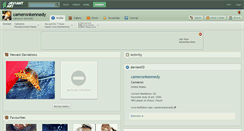 Desktop Screenshot of cameronkennedy.deviantart.com