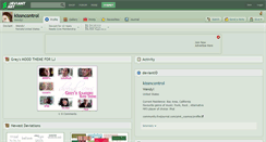 Desktop Screenshot of kissncontrol.deviantart.com