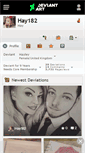 Mobile Screenshot of hay182.deviantart.com