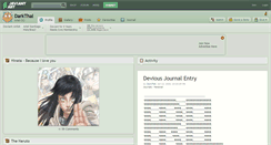 Desktop Screenshot of darkthal.deviantart.com