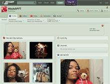 Tablet Screenshot of missashpyt.deviantart.com