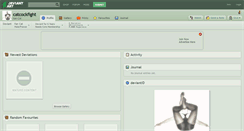 Desktop Screenshot of catcockfight.deviantart.com