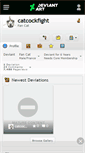 Mobile Screenshot of catcockfight.deviantart.com