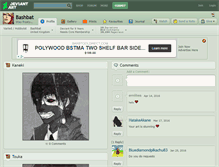 Tablet Screenshot of bashbat.deviantart.com