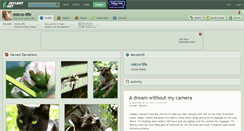 Desktop Screenshot of micro-life.deviantart.com