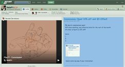 Desktop Screenshot of nala91.deviantart.com