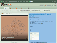 Tablet Screenshot of nala91.deviantart.com
