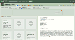 Desktop Screenshot of dragonballzfan101.deviantart.com
