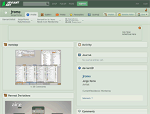 Tablet Screenshot of jromo.deviantart.com