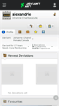 Mobile Screenshot of alexandrie.deviantart.com