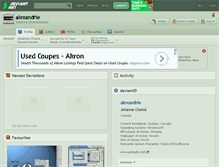 Tablet Screenshot of alexandrie.deviantart.com